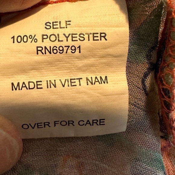 Fig & Flower Anthropologie Patchwork Blouse boho prairie‎ cottagecore, sz S - Picture 3 of 8